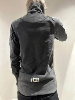 LGB 00s long sleeves sweat visual department old semi turtleneck jacket