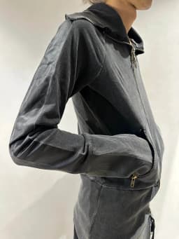LGB 00s long sleeves sweat visual department old semi turtleneck jacket