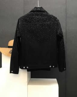 Fashionable Hot Diamond Jacket Spring and Autumn 2025 New Men's Tops Retro Short Jackets