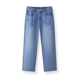 Semir Men Pants Denim Cool Feeling Back Elastic Waist Loose Tapered Leg Commute Style 2026 Summer Casual Top