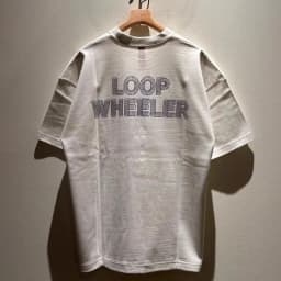BEAMS JAPAN LOOPWHEELER Letter-printed cotton casual short-sleeved T-shirt