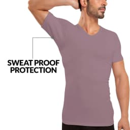 Anti Perspiration T Shirt Anti-Odor Moisture Anti Sweat Proof Resistant Underwear Undershirt For Men
