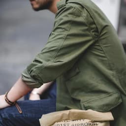Maden M65 Vintage Coat Parka Cotton Standard Conventional Size Multi Pocket Slim Green Field Jacket for Men's Spring and  Autumn