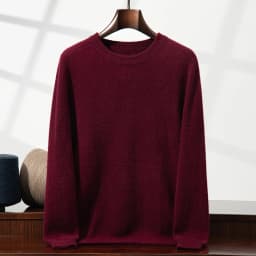 2025 New Autumn 100% Cashmere Sweaters Men O-Neck Knit Pullover Winter Thickened Long Sleeve Casual Tops Men's Bottoming Sweater