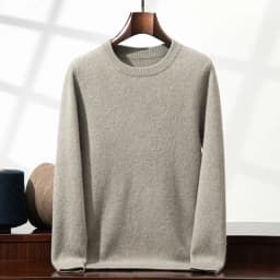 2025 New Autumn 100% Cashmere Sweaters Men O-Neck Knit Pullover Winter Thickened Long Sleeve Casual Tops Men's Bottoming Sweater