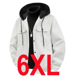 Large Size Men's Oversized Jacket Hooded Spring Coats Male Autumn Sporting Casual Hoodie Big Plus Outerwear 100kg 150kg 200kg
