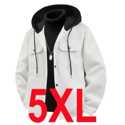 Large Size Men's Oversized Jacket Hooded Spring Coats Male Autumn Sporting Casual Hoodie Big Plus Outerwear 100kg 150kg 200kg