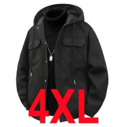 Large Size Men's Oversized Jacket Hooded Spring Coats Male Autumn Sporting Casual Hoodie Big Plus Outerwear 100kg 150kg 200kg
