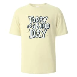 Today Is A Good Day Print t shirts 100% Cotton Summer Tees For Men Women Oversize Casual Tops t shirts