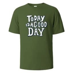 Today Is A Good Day Print t shirts 100% Cotton Summer Tees For Men Women Oversize Casual Tops t shirts
