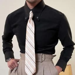 2024 Spring Men Long Sleeve Solid Color Shirt Business Slim Fit Office Men Dress Shirt Social Club Outfits Camiseta Masculina