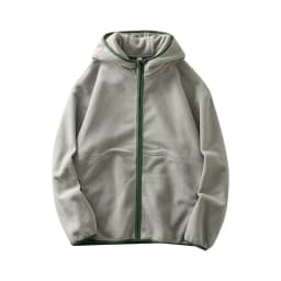 DUKEEN Men's Double-Sided Fleece Hoodie Autumn and Winter Warm Windbreaks 7A Antimicrobial Zipper Jackets for Men