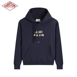 NEW HOT 2026 Hoodie New Heavy duty Letter Embroidered Men's and Women's Casual Hoodie Cotton Top
