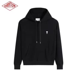 NEW HOT 2026 Hoodie New Heavy duty Letter Embroidered Men's and Women's Casual Hoodie Cotton Top