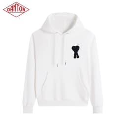 NEW HOT 2026 Hoodie New Heavy duty Letter Embroidered Men's and Women's Casual Hoodie Cotton Top