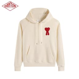 NEW HOT 2026 Hoodie New Heavy duty Letter Embroidered Men's and Women's Casual Hoodie Cotton Top
