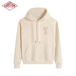 NEW HOT 2026 Hoodie New Heavy duty Letter Embroidered Men's and Women's Casual Hoodie Cotton Top