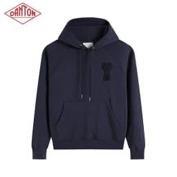 NEW HOT 2026 Hoodie New Heavy duty Letter Embroidered Men's and Women's Casual Hoodie Cotton Top