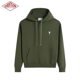 NEW HOT 2026 Hoodie New Heavy duty Letter Embroidered Men's and Women's Casual Hoodie Cotton Top