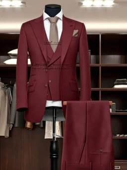 Fashion Man Suit for Wedding Slim Peaked Lapel Multiple Button Customized Business Office Men 2 Piece Set Groom Tuxedo Outfit