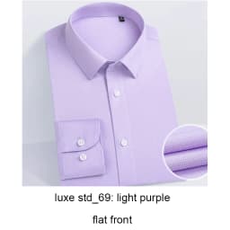 Luxury Dress Shirts For Men 100s 2-ply High Quality 100% Cotton Business Shirt Men Clothing Wrinkle Free Mens Shirts Christmas