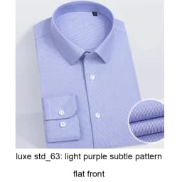 Luxury Dress Shirts For Men 100s 2-ply High Quality 100% Cotton Business Shirt Men Clothing Wrinkle Free Mens Shirts Christmas