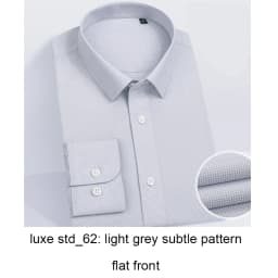 Luxury Dress Shirts For Men 100s 2-ply High Quality 100% Cotton Business Shirt Men Clothing Wrinkle Free Mens Shirts Christmas