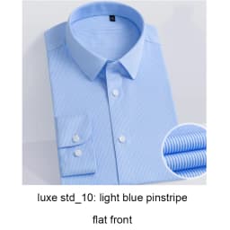 Luxury Dress Shirts For Men 100s 2-ply High Quality 100% Cotton Business Shirt Men Clothing Wrinkle Free Mens Shirts Christmas