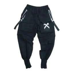 HKSH Dark Style Cargo Harem Pants Men's Tide Hip Hop High Street Loose Streetwear Autumn New Punk Trousers Male Darkwear HK0156