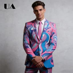 Single Breasted Men's Two piece Suit for Formal Evening Party, XS-4XL Dyed Suit Jacket Pants Cocktail Gathering Suit Attire