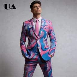 Single Breasted Men's Two piece Suit for Formal Evening Party, XS-4XL Dyed Suit Jacket Pants Cocktail Gathering Suit Attire