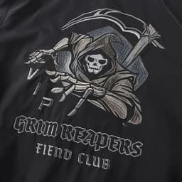 Mens Spring Fall American Street Workwear Jackets 2024 New Zipper Pocket Solid Color Skull Death Embroidery Fashion Trend Jacket