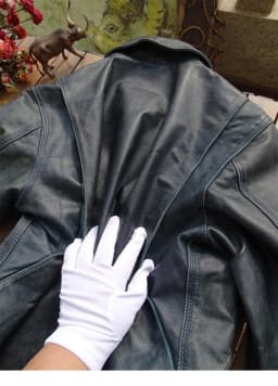 Detroit-Style Vintage American Leather Jacket Enzyme-Aged Tea-Core Workwear for Men's Casual Fashion