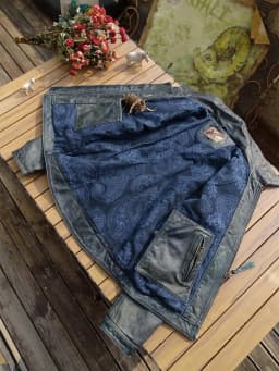 Detroit-Style Vintage American Leather Jacket Enzyme-Aged Tea-Core Workwear for Men's Casual Fashion