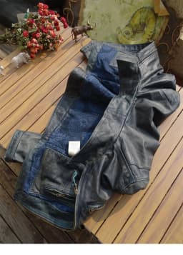 Detroit-Style Vintage American Leather Jacket Enzyme-Aged Tea-Core Workwear for Men's Casual Fashion