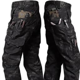New Tactical Work Pants Men Casual Outdoor Waterproof Cargo Trousers 2/1Pcs Multi-pocket Wear-Resistant Outdoor Training Trouser