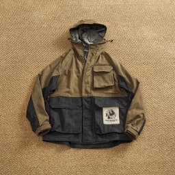 Winter velvet lining pocket work jacket men's hooded contrasting color stitching trendy functional cotton top