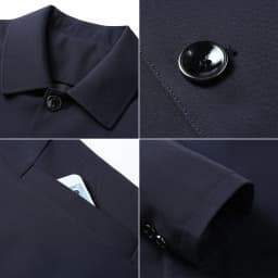 2025 High-quality Middle-aged Men's Jacket Loose Casual Spring and Autumn Clothing Middle-aged Dad Coat Single-row Button Jacket