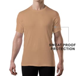 Lightweight Layering System Traps Heat and Moisture Sweatproof Undershirts Tee Shirt Men's Anti Perspiration T Shirt