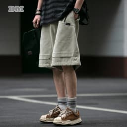 Summer Japanese Streetwear High Quality Cargo Shorts For Men Clothing Y2k Harajuku Casual Cotton Basketball Pants Korean Shorts