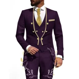 White Men Suits 3 Piece Jacket Pants Vest Male Clothing Tailcoat No Lapel Wedding Tuxedos Outfits Custom Made Clothing