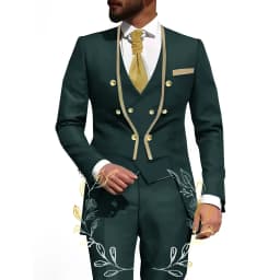 White Men Suits 3 Piece Jacket Pants Vest Male Clothing Tailcoat No Lapel Wedding Tuxedos Outfits Custom Made Clothing