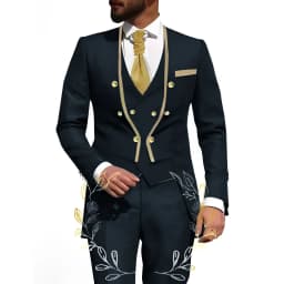 White Men Suits 3 Piece Jacket Pants Vest Male Clothing Tailcoat No Lapel Wedding Tuxedos Outfits Custom Made Clothing