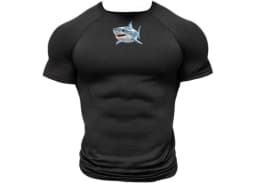 Men Seamless Compression Gym Workout T-Shirt Quick Dry Elastic Breathable Moisture Wicking Athletic Training Running Jogging Top