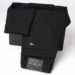 Pure black jeans for men, simple, fashionable, light luxury, trendy, stretchy, slim fit, high-end, versatile denim long pants