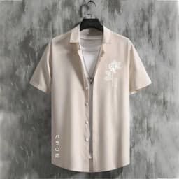 2023 Male Clothes Simple Stripes 3d Hawaiian Shirt Men Clothes Loose Breathable Men's Shirts Summer Male Shirts Short Sleeve