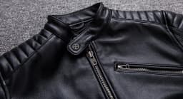 New Motorcycle Style Men's Cowhide Genuine Leather Clothes,Fashion Black Motor Biker Jacket Cool Leather Coat Plus Size 5XL