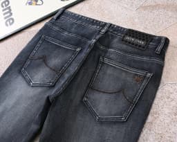 SIJITONGDA2025 Spring/Summer black and gray washed denim pants29-42