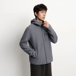 Semir Jacket Men Anti-Static Fleece Knit 2025 Winter New Hooded Top Patchwork Outdoor Trendy Men's Clothing