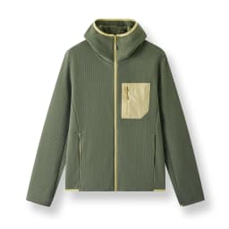 Semir Jacket Men Anti-Static Fleece Knit 2025 Winter New Hooded Top Patchwork Outdoor Trendy Men's Clothing